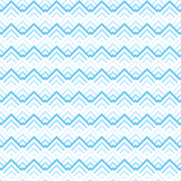 Blue wave abstract seamless pattern