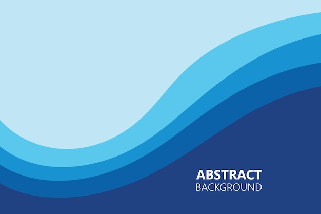 Blue wave baground wallpaper pattern vector