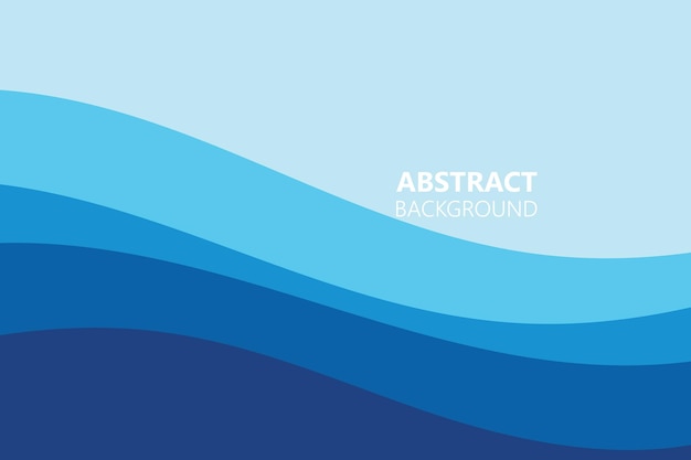 Blue wave Baground Wallpaper pattern vector