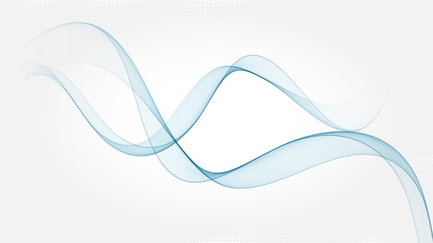 Blue wavy abstract background.Vector background for poster, banner, placard, business, advertising and web design.