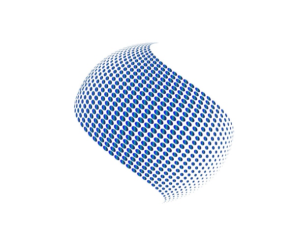 a blue and white ball with the word blue on it