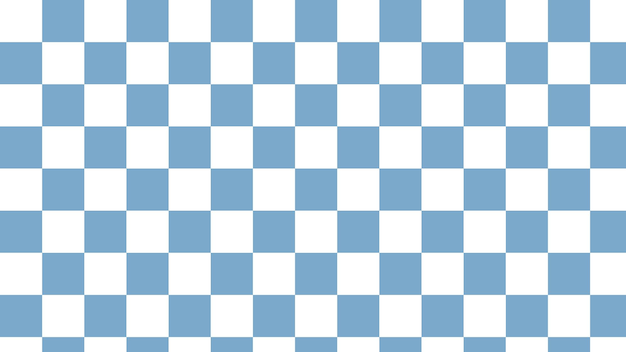 Blue and white checkerboard gingham aesthetic checkers background illustration perfect for wallpaper backdrop postcard background