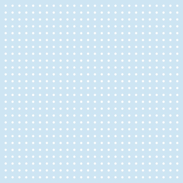 Vector blue and white halftone polka dots background