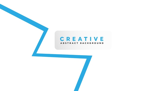 A blue and white logo that says creative on it