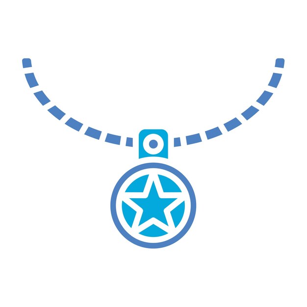 a blue and white logo with a blue circle around it