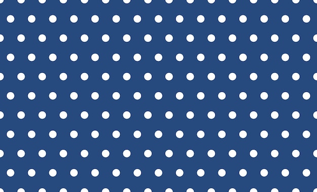 Blue and white polka dot seamless pattern. spotted background.