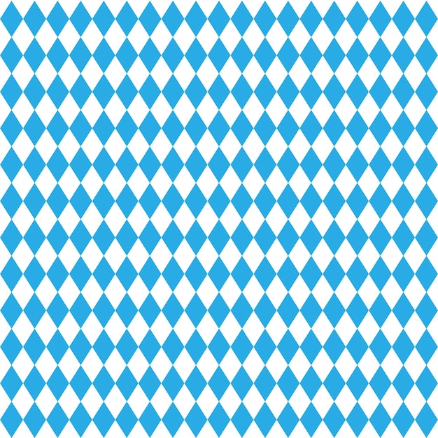 Blue and white rhombus pattern, fashion.
Oktober fest traditional pattern