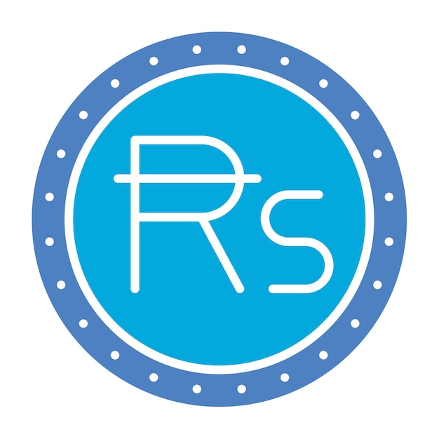 a blue and white sign that says r and r