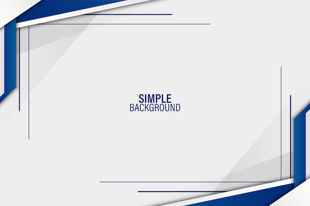 Blue and white simple background Vector illustration