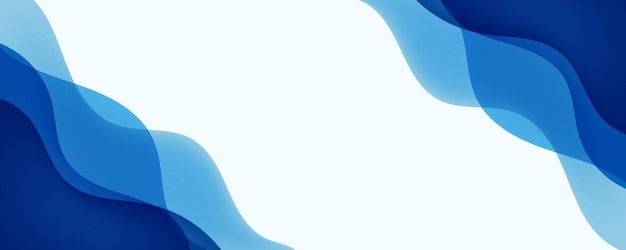 青と白の背景に青と白の波がある