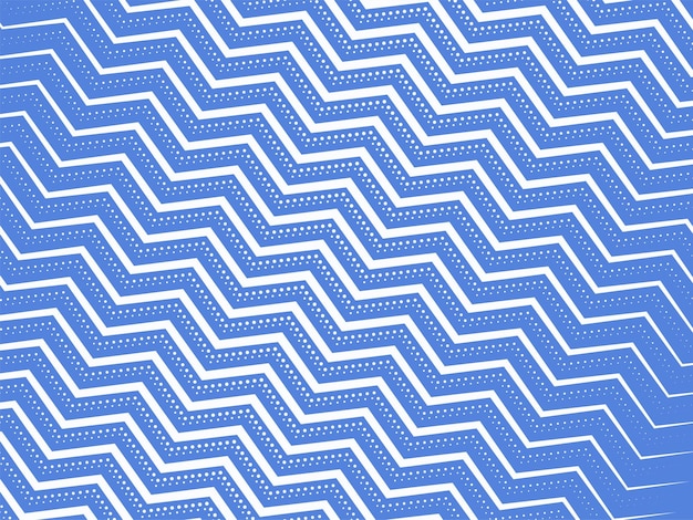 Vettore blu e bianco zig zag linee di fondo del modello.