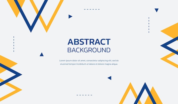 青と黄色の抽象的な幾何学的な背景ベクトル図