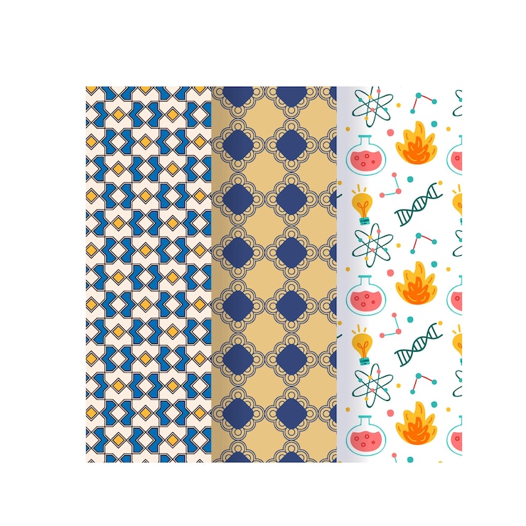 Vector a blue and yellow pattern with the words quot black quot on it