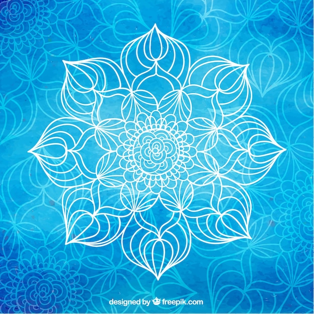 Blue yoga background