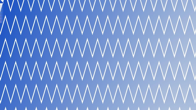 ブルー・ジグザグ・シームレス・パターン 背景の壁紙 ベクトル画像 背景やファッションデザイン