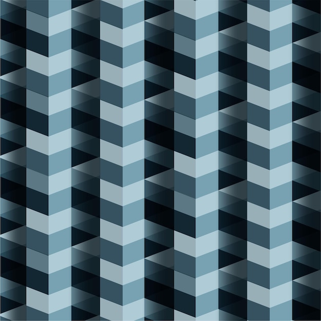 Blue zigzag lines pattern background.