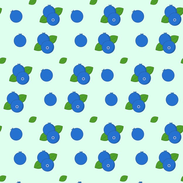 Blueberry naadloze patroon