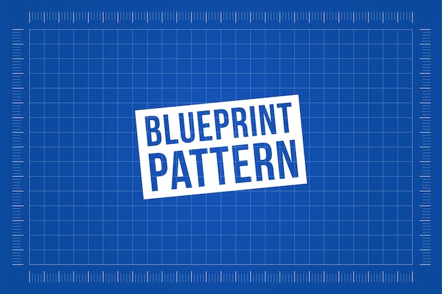 Vector blueprint architectural grid pattern backgorund