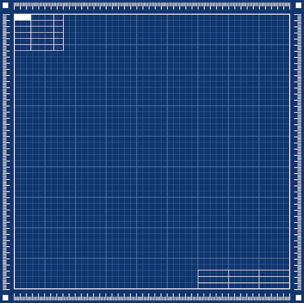 Vector blueprint square background project template vector illustration