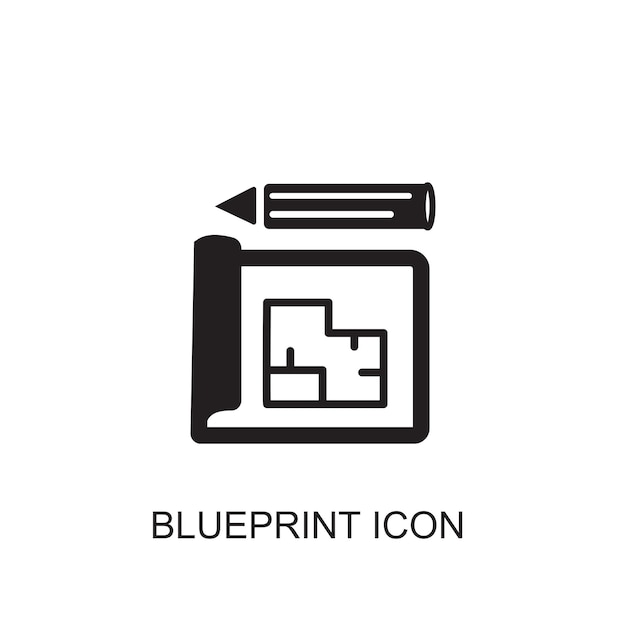 Blueprint vector icon icon