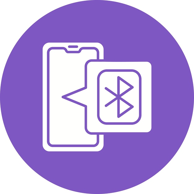 Vector bluetooth icon