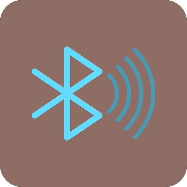 Vettore iconica bluetooth