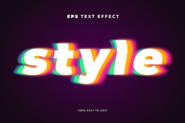 Blur text effect