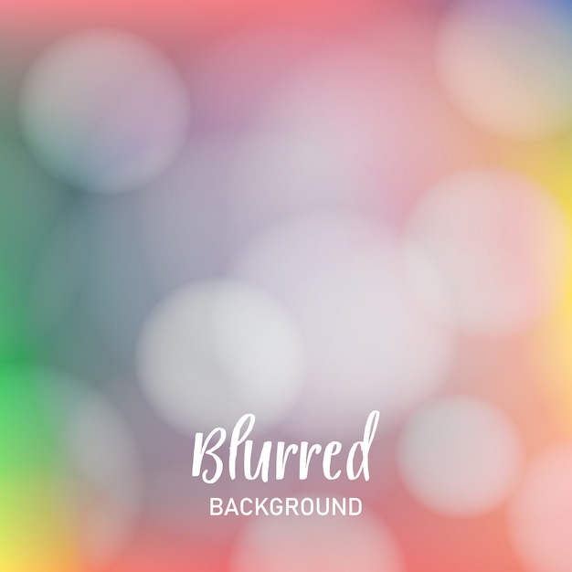 Vector blurred abstract background