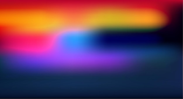 Vector blurred background with gradient colors for any design