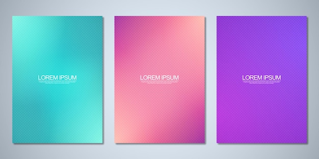 Blurred backgrounds with a grid pattern for cover design, brochure layout, book, poster mockup, and flyer template. Colorful pattern, vibrant colors, fluid abstract, blended colors.