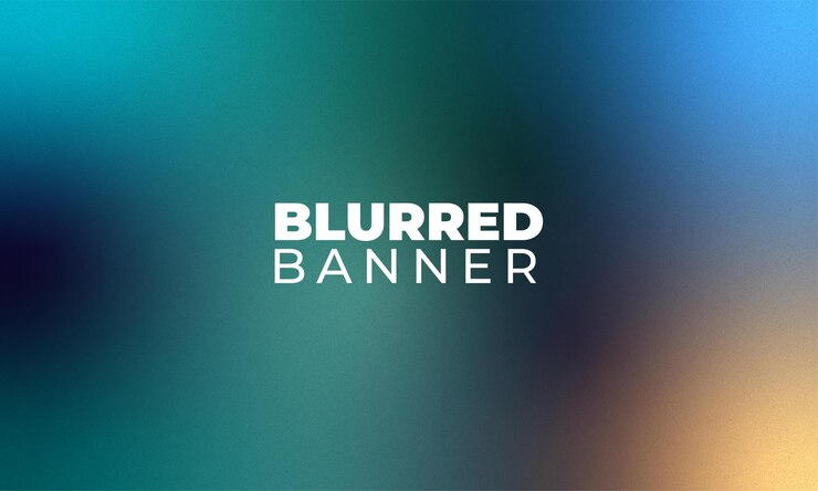 Blurred banner with grainy texture