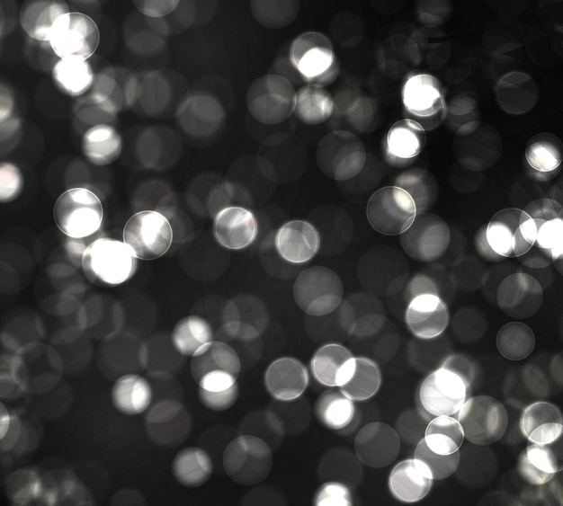 Vector blurred black bokeh light