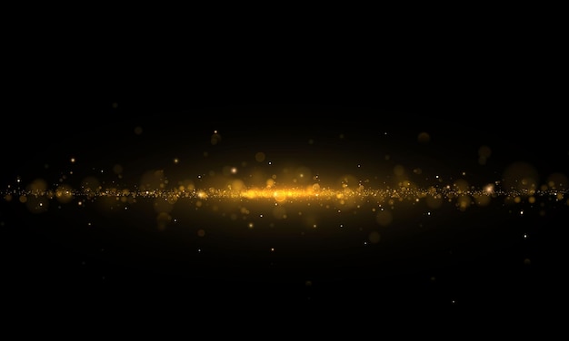 blurred bokeh light on background. abstract glitter defocused sparks.