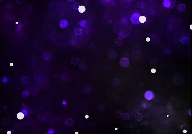 Vector blurred bokeh light on dark black tarnsparent background.   and new year holidays template. abstract glitter defocused blinking stars and sparks.