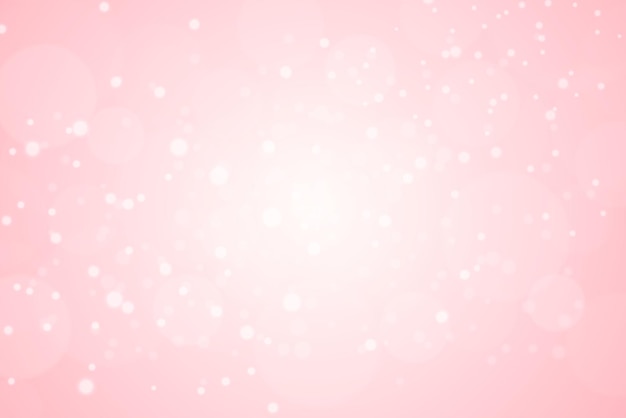 Blurred bokeh light on pink background