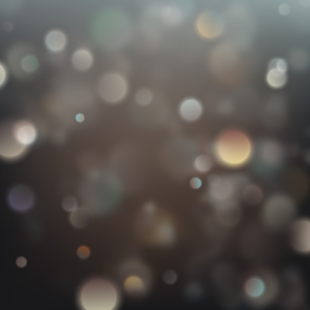 Vector blurred christmas lights.