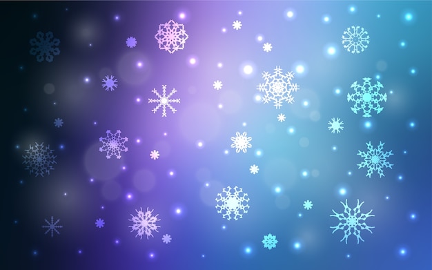 Vector blurred decorative design in xmas style