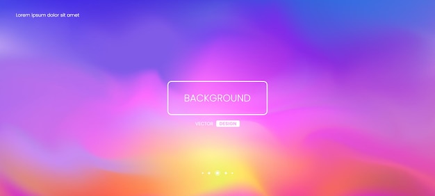 Blurred fluid gradient neon colourful watercolour abstract background for your business design