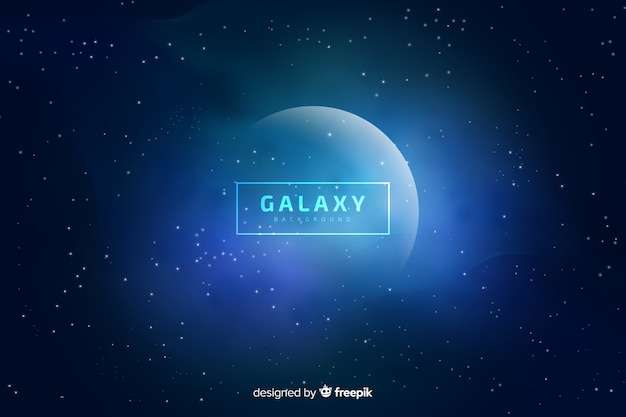 Vector blurred galaxy background