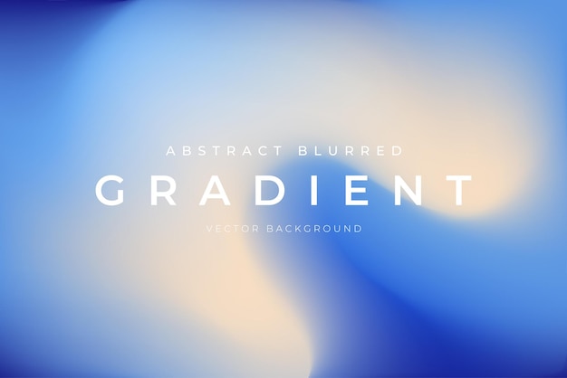 Premium Vector | Blurred gradient abstract background beach blue