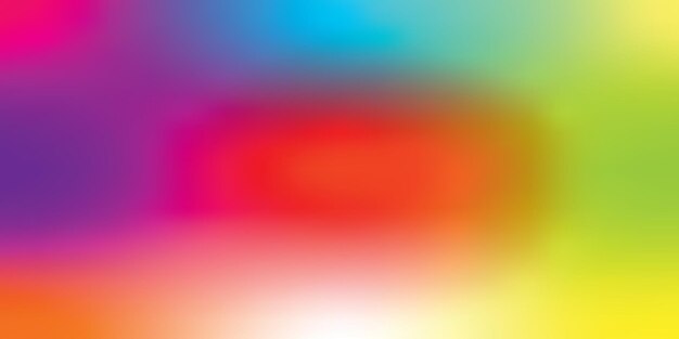 Vector blurred gradient abstract background with vivid primary colors