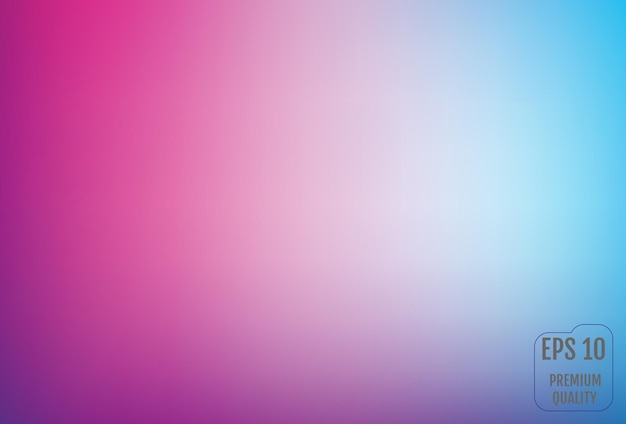 Vector blurred gradient mesh background in bright colors