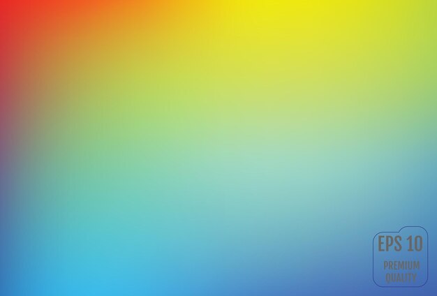 Blurred gradient mesh background in bright colors