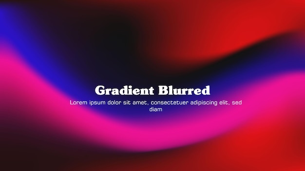 Blurred gradient vectors