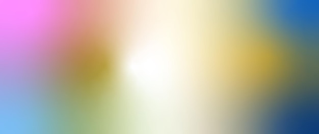 虹色の背景のぼんやりした画像で光が輝いています
