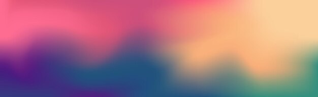 Blurred large panoramic summer background multicolored gradient