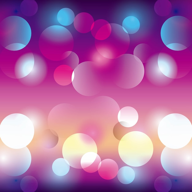 Blurred lights background. Wallpaper design. Vector graphic