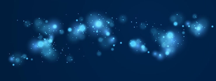Vector blurred lights vector abstract background, dark artistic wallpaper.
