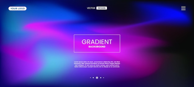 Blurred neon fluid gradient watercolour colourful background. Modern futuristic background