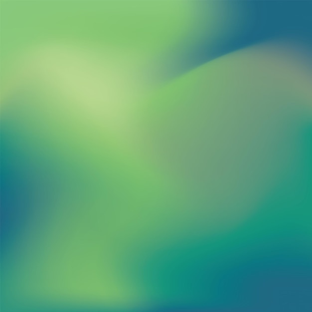 Размытый поп-абстрактный фон с яркими зелеными цветами